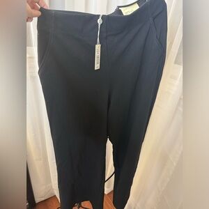 Max Studio London wide leg crop pant…NWT waist 15.5” - 17.5”